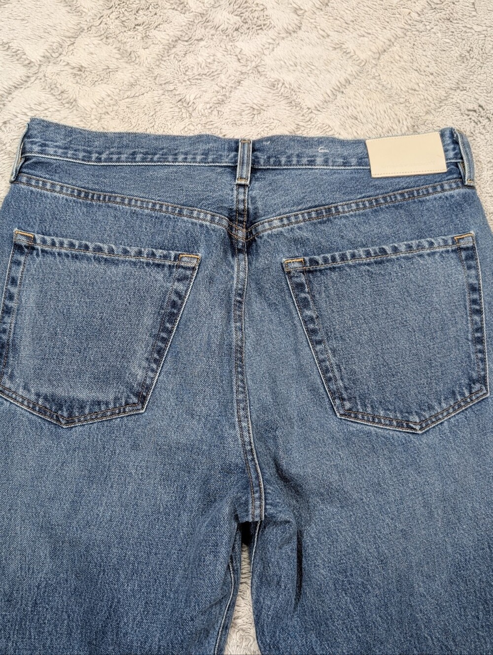 Citizens of Humanity Jeans Womens 30 Blue Baretta Relaxed Straight Cotton Denim - Picture 12 of 12